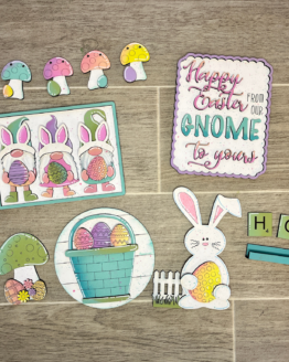 Gnome Easter Tiered Tray