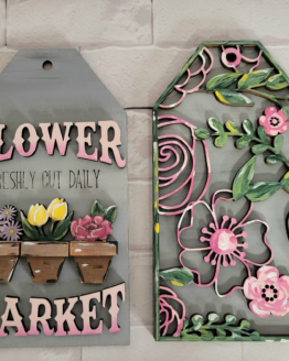 Flower Market, Spring Door Tags UNFINISHED