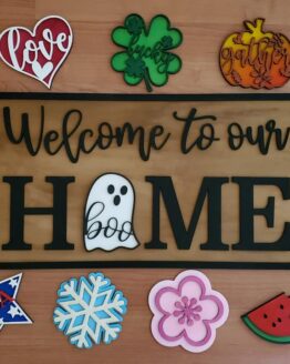 Home Interchangeable sign DIY kit