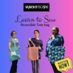 Learn to Sew a Reversible tote bag 9/14