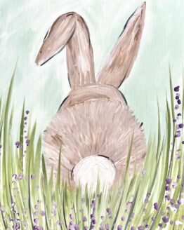Bunny in the Field Paint Night 3/6