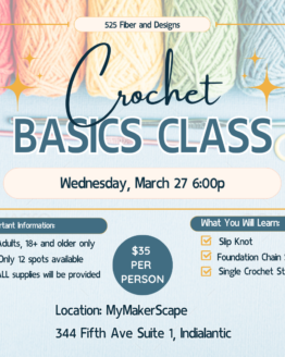 Crochet Basic Class 3/27