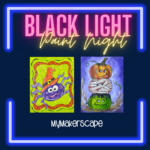 Blacklight Paint Party