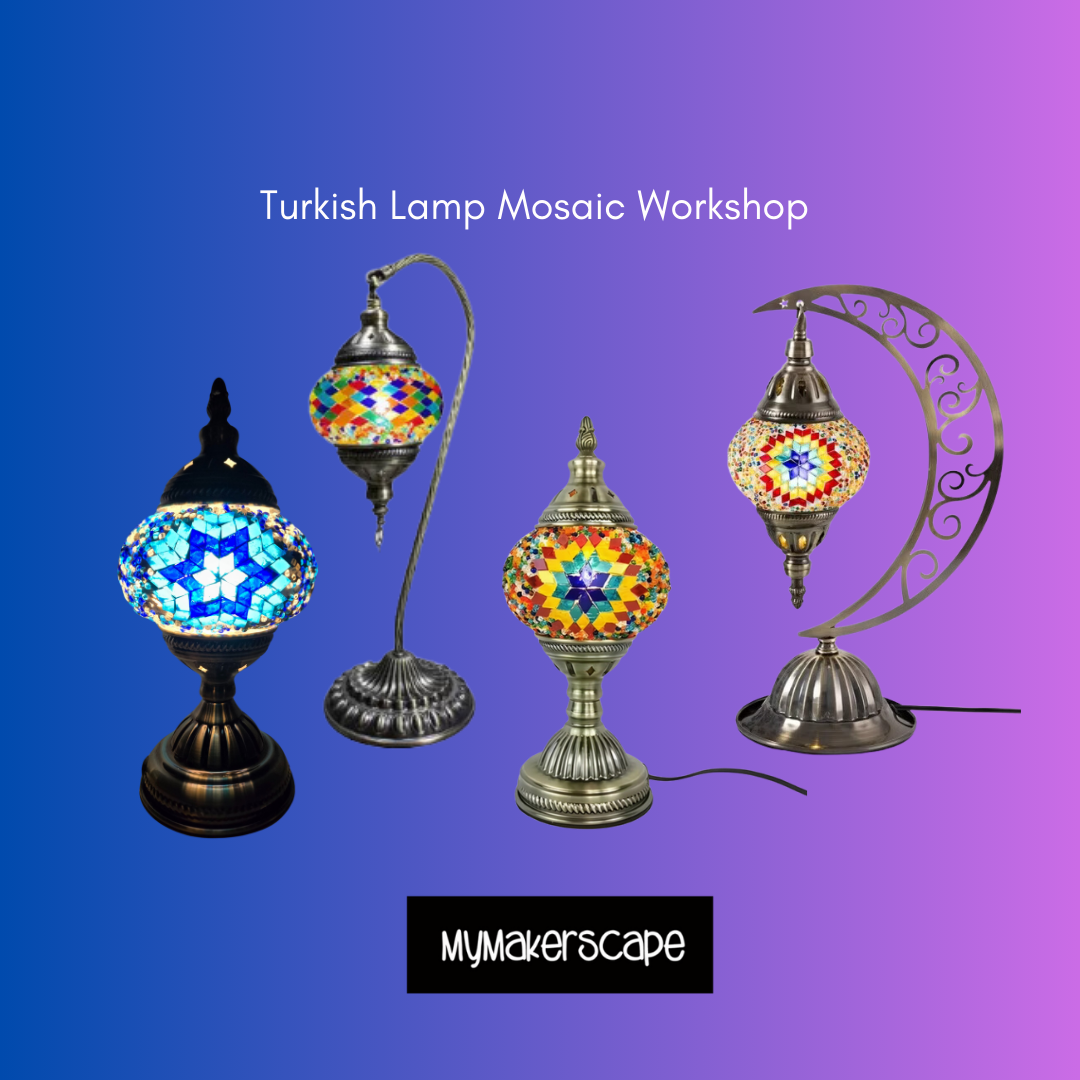 Moon Mosaic Turkish Lamp (1)