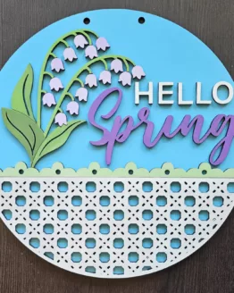 Hello Spring Door Hanger DIY kit