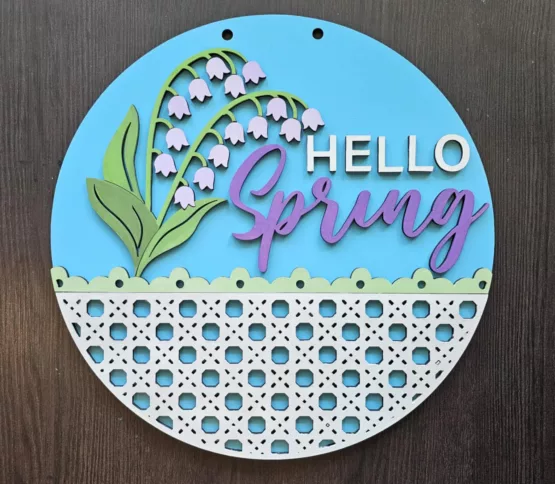 Hello Spring Door Hanger DIY kit