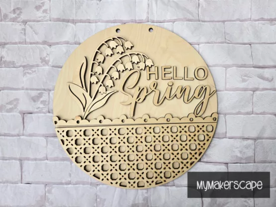 Hello Spring Door Hanger DIY kit - Image 2