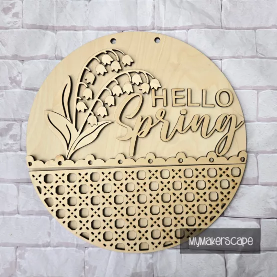 Hello Spring Door Hanger DIY kit