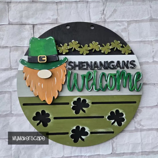 Shenanigans Welcome Door Hanger DIY kit