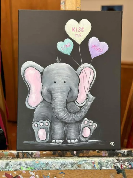 Family Valentines Paint Party 2/9