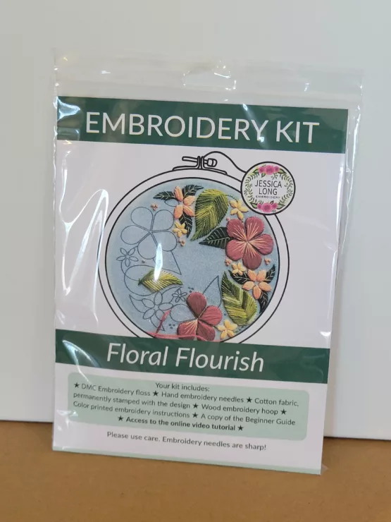 Floral Flourish - Embroidery Kit