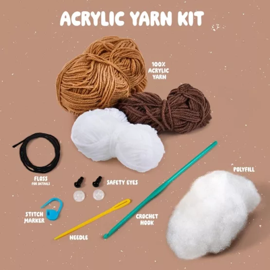 Crochet Kit - Marshy the S'more - Image 3