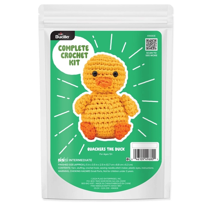 Crochet Kit - Quackers the Duck