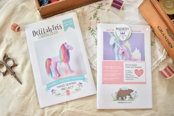 Felt Unicorn Sewing Pattern