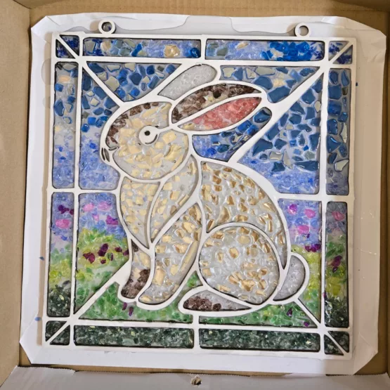 Bunny Shattered Glass DIY Kit