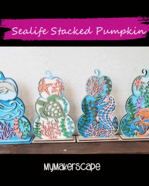 Sealife Stacked Pumpkin Paint Party