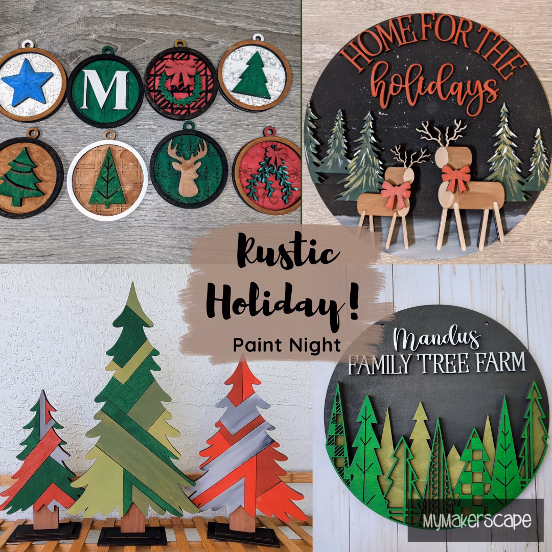 Rustic Holiday Paint Night @ Cocoa Village