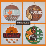 Fall Door Hanger Paint Night